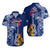 Hawaii Ukulele Unique Style Hawaiian Shirt Hibiscus Pattern LT7 Unisex Blue - Polynesian Pride