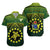 The Kuki's Hawaiian Shirt Cook Islands Rugby LT13 Unisex Green - Polynesian Pride