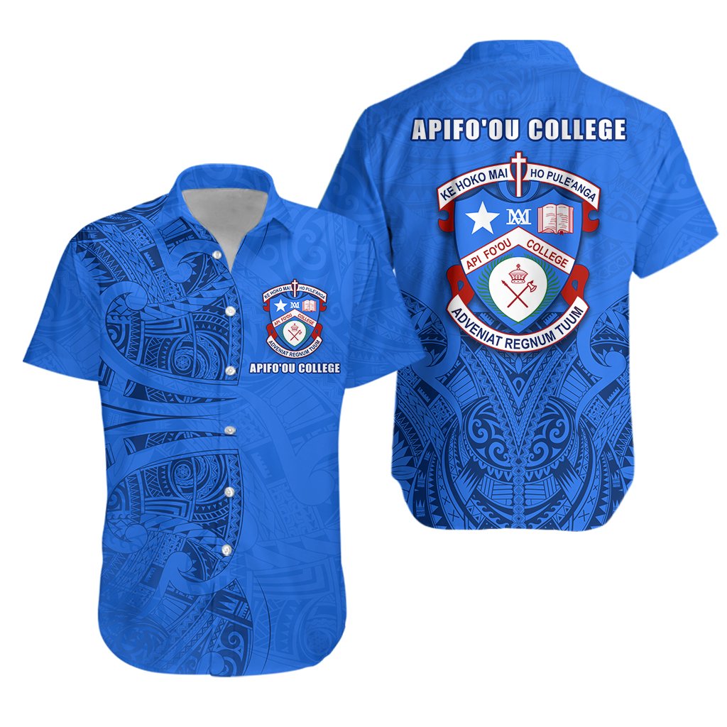 APIFO'OU COLLEGE Hawaiian Shirt Blue Sky Unisex Blue - Polynesian Pride