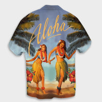 Hawaiian Aloha Hula Girl Hibiscus Polynesian Hawaiian Shirt - AH - Polynesian Pride