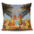 Hawaiian Aloha Hula Girl Hibiscus Polynesian Pillow Covers - AH Pillow Covers Black - Polynesian Pride