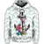 Hawaiian Anchor Hibiscus Wave Hoodie - Polynesian Pride