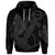 Custom Hawaiian Anchor Poly Tribal Hibiscus Polynesian Hoodie Gray - Polynesian Pride