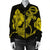 Hawaiian Anchor Poly Tribal Hibiscus Polynesian Bomber Jacket Yellow - AH - Polynesian Pride