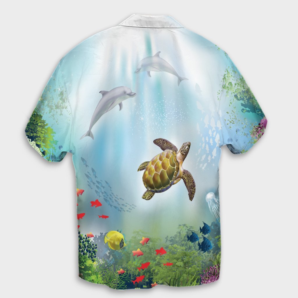 Hawaiian Animal In The Ocean Polynesian Hawaiian Shirt - AH - Polynesian Pride