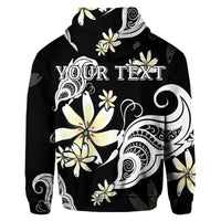 Custom Hawaiian Butterfly Plumeria Polynesian Hoodie - Polynesian Pride