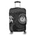 Hawaiian Coat Of Arms Turtle Polynesian Luggage Covers White AH Black - Polynesian Pride