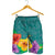 Hawaiian Colorful Hibiscus Polynesian Men's Shorts - AH - Polynesian Pride