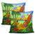 Hawaiian Couple Sing A Song On Beach Sunset Pillow Covers - AH - Polynesian Pride