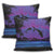 Hawaiian Dolphin In Night Polynesian Pillow Covers - AH - Polynesian Pride