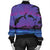 Hawaiian Dolphin In Night Polynesian Bomber Jacket - AH - Polynesian Pride