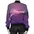 Hawaiian Dolphin Violet Polynesian Bomber Jacket - AH - Polynesian Pride