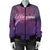 Hawaiian Dolphin Violet Polynesian Bomber Jacket - AH - Polynesian Pride