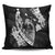 Hawaiian Fish Hook Hibiscus Banzai Surfing Polynesian Pillow Covers - AH Pillow Covers Black - Polynesian Pride