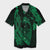 Hawaii Matching Dress and Hawaiian Shirt Hawaii Fish Hook Hibiscus Banzai Surfing Polynesian Green RLT14 - Polynesian Pride