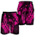 Hawaiian Fish Hook Hibiscus Banzai Surfing Polynesian Men's Shorts Pink - AH - Polynesian Pride