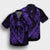 Hawaiian Fish Hook Hibiscus Banzai Surfing Polynesian Hawaiian Shirt Purple - AH - Polynesian Pride