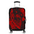 Hawaiian Fish Hook Hibiscus Banzai Surfing Polynesian Luggage Covers Red - AH Black - Polynesian Pride