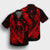 Hawaiian Fish Hook Hibiscus Banzai Surfing Polynesian Hawaiian Shirt Red - AH - Polynesian Pride