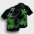 Hawaiian Fish Hook Hibiscus Plumeria Polynesian Hawaiian Shirt - Green - AH - Polynesian Pride