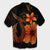 Hawaiian Fish Hook Hibiscus Plumeria Polynesian Hawaiian Shirt - Orange - AH - Polynesian Pride