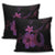 Hawaiian Fish Hook Hibiscus Plumeria Polynesian Pillow Covers - Pink - AH - Polynesian Pride