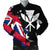 Hawaiian Flag Hawaii Map Kanaka Polynesian Bomber Jacket - Classic Style Black Unisex - Polynesian Pride