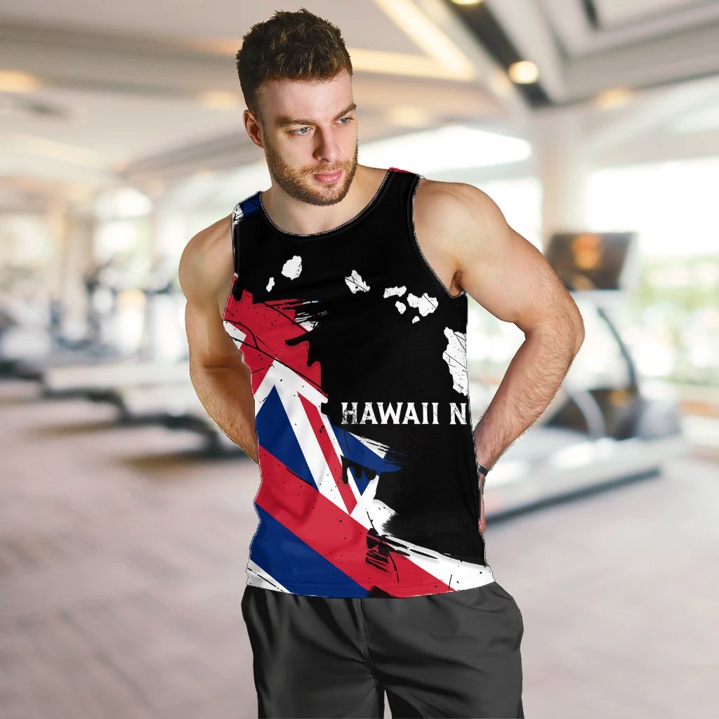 Hawaiian Flag Hawaii Map Nei Polynesian Tank Top - Classic Style - Polynesian Pride