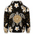 Hawaiian Gold Turtle Plumeria Hoodie - Polynesian Pride