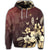 Hawaiian Golden Hibiscus Butterfly Polynesian Hoodie - Polynesian Pride