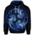 Hawaiian Hammerhead Shark Kanaka Galaxy Polynesian Hoodie - Polynesian Pride