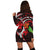 Hawaiian Hibiscus And Plumeria Flower Polynesian Hoodie Dress - AH - Polynesian Pride