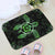 Hawaiian Hibiscus And Turtle Gold Door Mat Green AH - Polynesian Pride