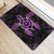 Hawaiian Hibiscus And Turtle Gold Door Mat Pink AH - Polynesian Pride