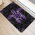 Hawaiian Hibiscus And Turtle Gold Door Mat Violet AH - Polynesian Pride