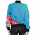 Hawaiian Hibiscus Flower Red Bomber Jacket - AH - AH - Polynesian Pride