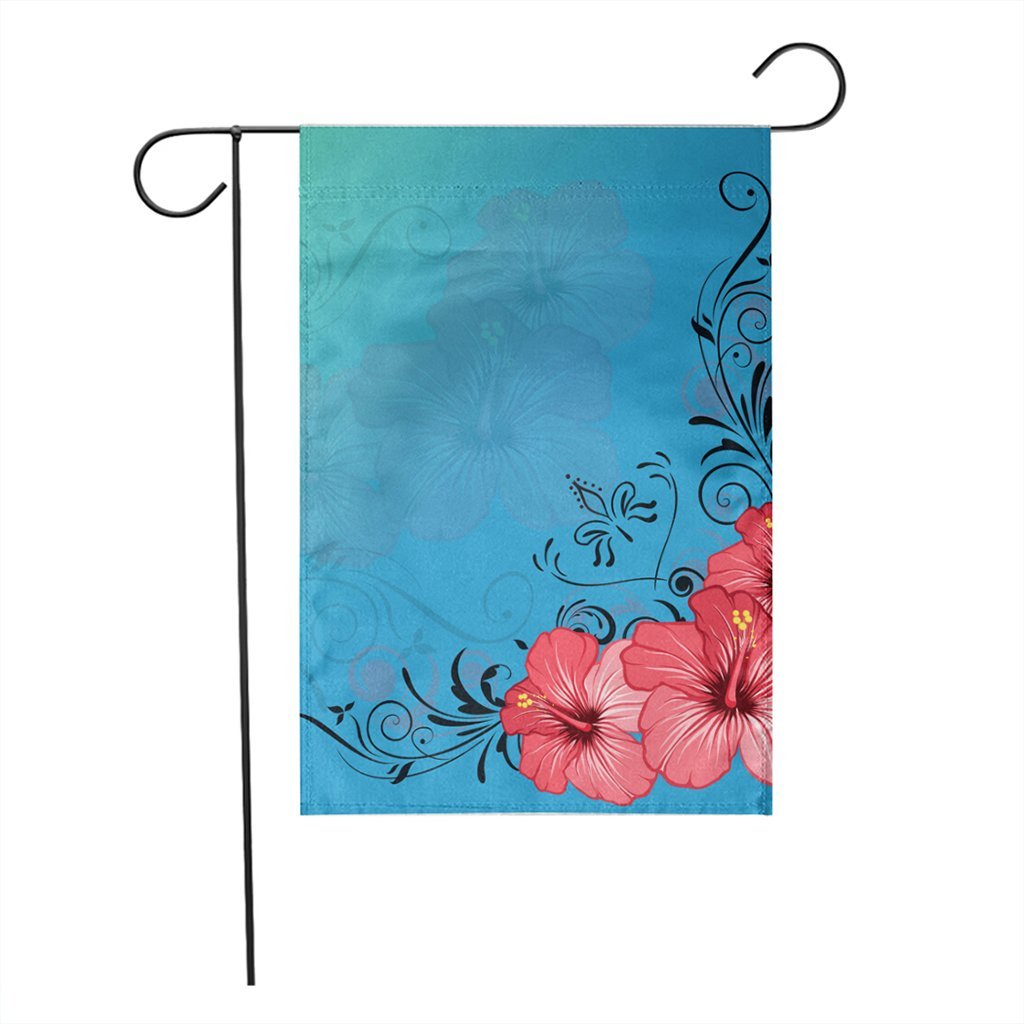 Hawaiian Hibiscus Flower Red Flag - AH - AH - Polynesian Pride