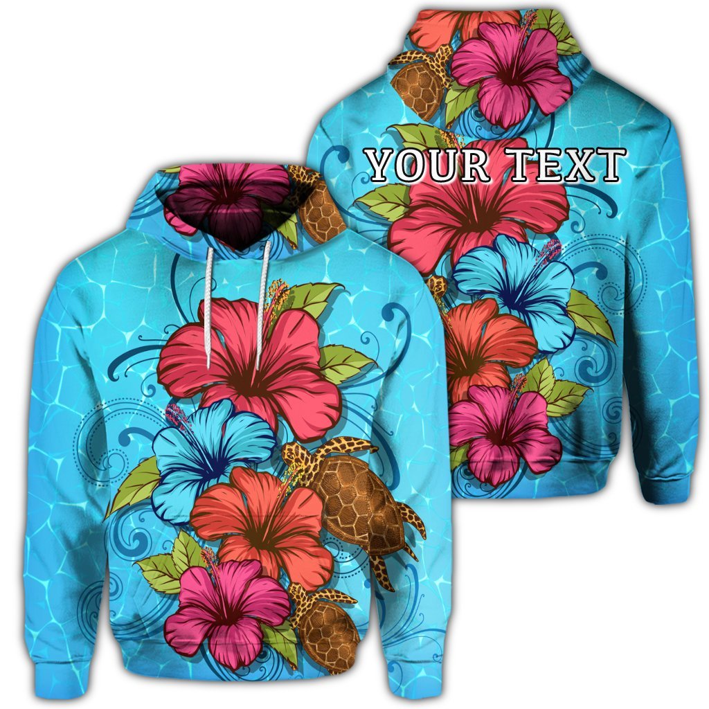 Custom Hawaiian Hibiscus Flower Soulful Hoodie Unisex Art - Polynesian Pride