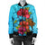 Hawaiian Hibiscus Flower Soulful Bomber Jacket - AH - Polynesian Pride