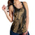 Hawaiian Hibiscus Memory Turtle Polynesian Racerback Tank Gold - AH - Polynesian Pride