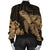 Hawaiian Hibiscus Memory Turtle Polynesian Bomber Jacket Gold - AH - Polynesian Pride