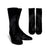 Hawaiian Hibiscus Memory Turtle Polynesian Crew Socks Gray - AH Crew Socks White - Polynesian Pride