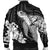 Hawaiian Hibiscus Memory Turtle Polynesian Bomber Jacket White - AH - Polynesian Pride