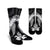 Hawaiian Hibiscus Memory Turtle Polynesian Crew Socks White - AH Crew Socks White - Polynesian Pride