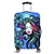 Hawaiian Hibiscus Plumeria Hula Girl Polynesian Luggage Covers - AH Black - Polynesian Pride