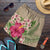 Hawaiian Hibiscus Plumeria Palm Leaves Lauhala Background Polynesian Men's Shorts - AH Art - Polynesian Pride