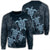 Hawaiian Hibiscus Plumeria Sea Turtle Polynesian Sweatshirt - AH Unisex Black - Polynesian Pride