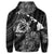 Hawaiian Hibiscus Sea Turtle Swim Polynesian Zip Hoodie - Polynesian Pride