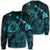 Hawaiian Hibiscus Sea Turtle Swim Polynesian Sweatshirt - Blue - AH Unisex Black - Polynesian Pride