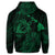 Hawaiian Hibiscus Sea Turtle Swim Polynesian Zip Hoodie Green - Polynesian Pride
